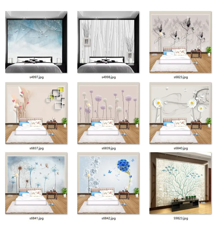 Large size beautiful nude women handpainted wallpaper wall photo.jpg
