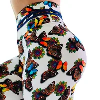 

Push Up Leggings Women Sexy Butterfly Print Pants Breathable Slim Girl Clothing High Waist Comfortable Sporting Leggins Rated 5