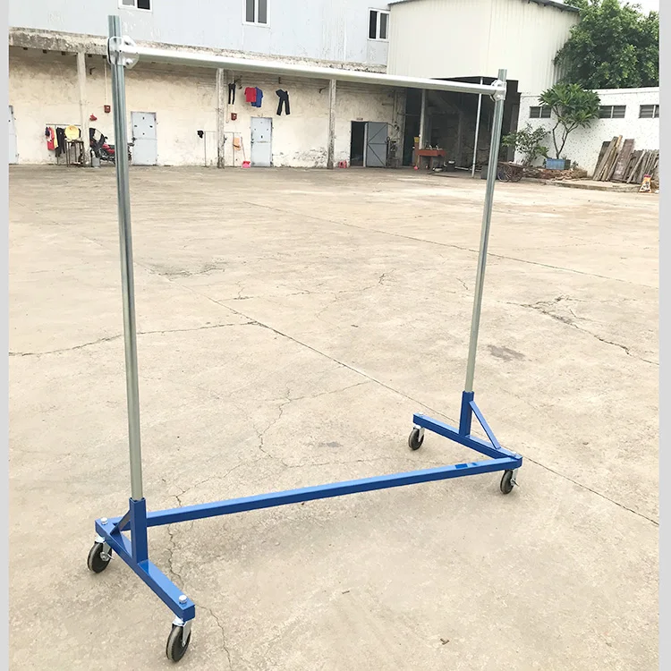 Z Rack Long Shopg Fitting Heavy Duty Commercial Grade Rolling Z Rack Garment Rack ...