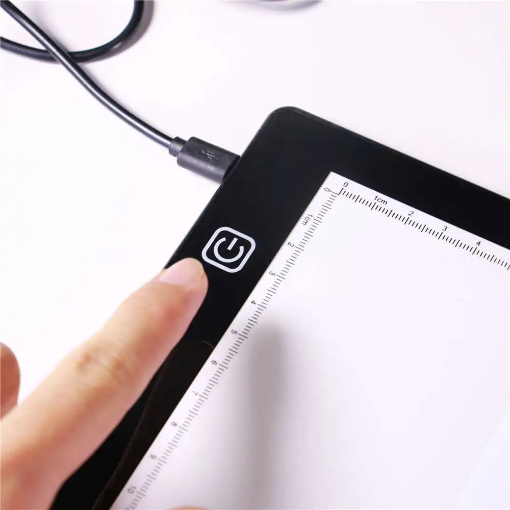 A4 Portable Led Tracing Adjustable Light Pad Magnetic Back Case Light