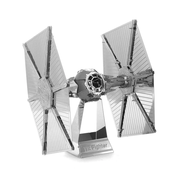 

Educational Toys Mixed Weapon Tie Fighter 3D Metal Puzzle Magnetic 3d Jigsaw Puzzles, Silver