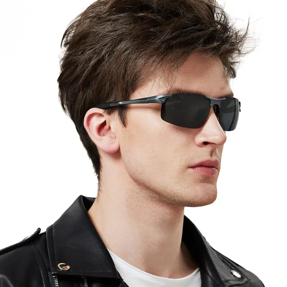 2019 Latest Design custom Male Fashion Polarized Sunglasses Driving Sport Glasses In Stock