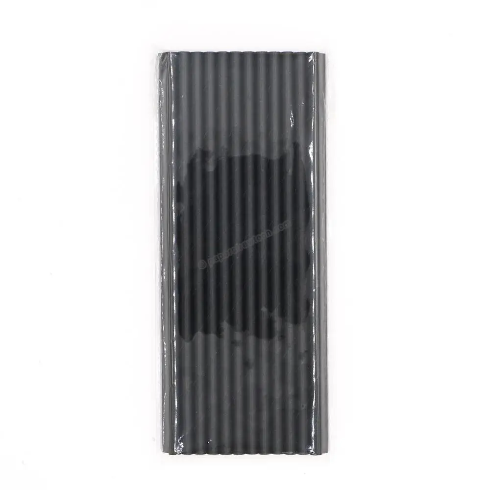 

Free Sample, Custom biodegradable paper drinking straw black rainbow color, 197X6mm, Solid black