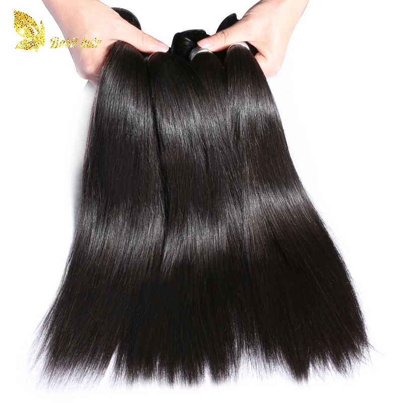 

Wholesale Grade 9a virgin brazilian straight hair bundle dropship hair