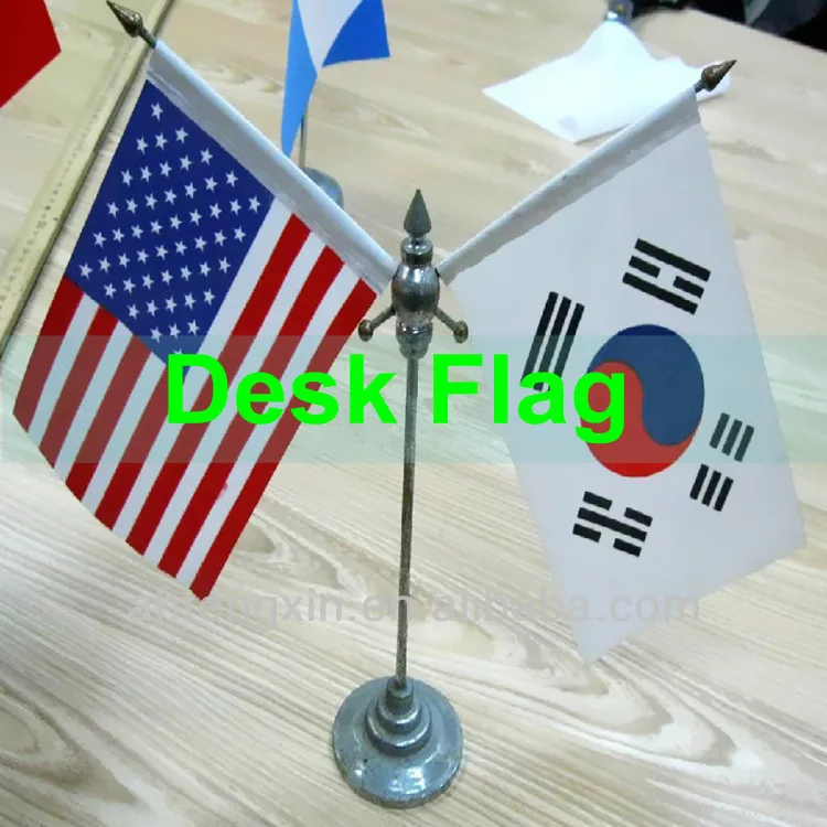 Customized Printed Desk Flag,Table Flags,Stand Flags Buy Promotional