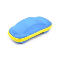 

Fashionable Custom Portable Eco-friendly Car Shape EVA Kids Sunglasses Case With Zipper