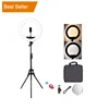 Factory 18" Continuous Shooting Makeup Photography Dslr Camera Video Light Equipment Led Ring Lamp With Stand Mirror