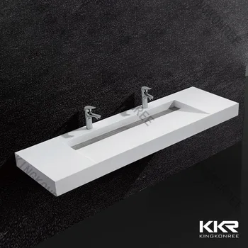 Modern Permukaan Padat Kamar Mandi Tenggelam Dengan Dua Kran Buy Bathroom Sinks Permukaan Padat Kamar Mandi Sink Modern Bathroom Sink Product On Alibaba Com