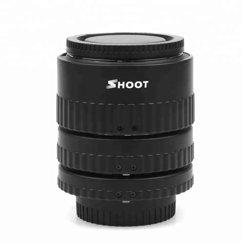 

Professional DSLR Camera Accessories SHOOT Automatic Macro Extension Tube for Nikon Camera, Black