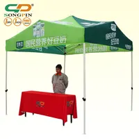 

New Design Custom Logo Printing Outdoor Diamond Advertising Marquee 10x10 ft Folding Canopy Tents