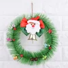 OP-R Factory Bell Wreath Christmas Decoration Holiday Supplies Santa Snowman Elk Ornaments Scene Arrangement