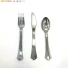 Plastic Silver Plated Cutlery Set Disposable tableware