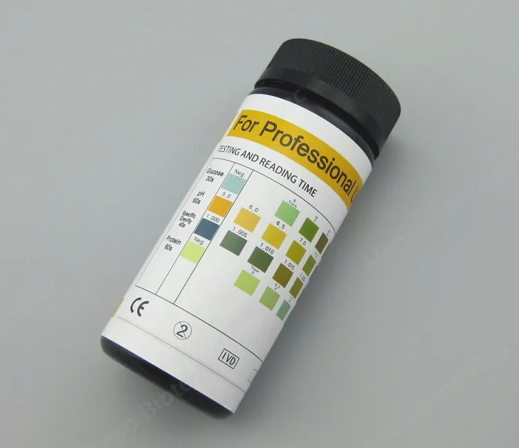 4 Parameters Self Urine Test Strips Used To Test Specific Gravity Ph