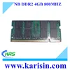 China supplier PC6400 800MHZ 4gb ddr2 laptop ram memory