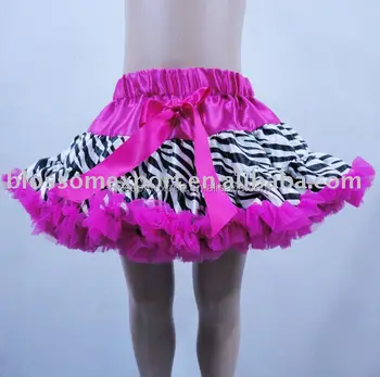 Hot Pink Zebra Satin Corset Tutu Dress For Children - Buy Corset Tutu