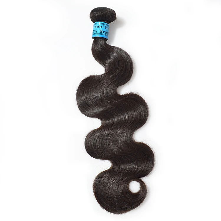 

high quality virgin unprocessed brazilian body wave human hair, Natural color