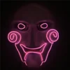 High-grade Carnival decor EL wire Mask Flashing/Steady on LED Neon Mask The Purge Election Years Movie Theme Party k