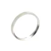 cnc precision turned aluminum retaining ring components for yacht light system
