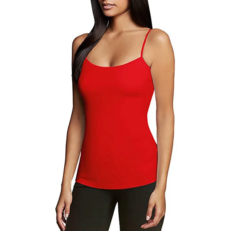 
Fashional comfortable wholesale Seamless Modal Spandex Fabric Camisole Vest Latest Fancy Tops 