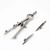 School Metal Drafting math spring bow compass With Wheel