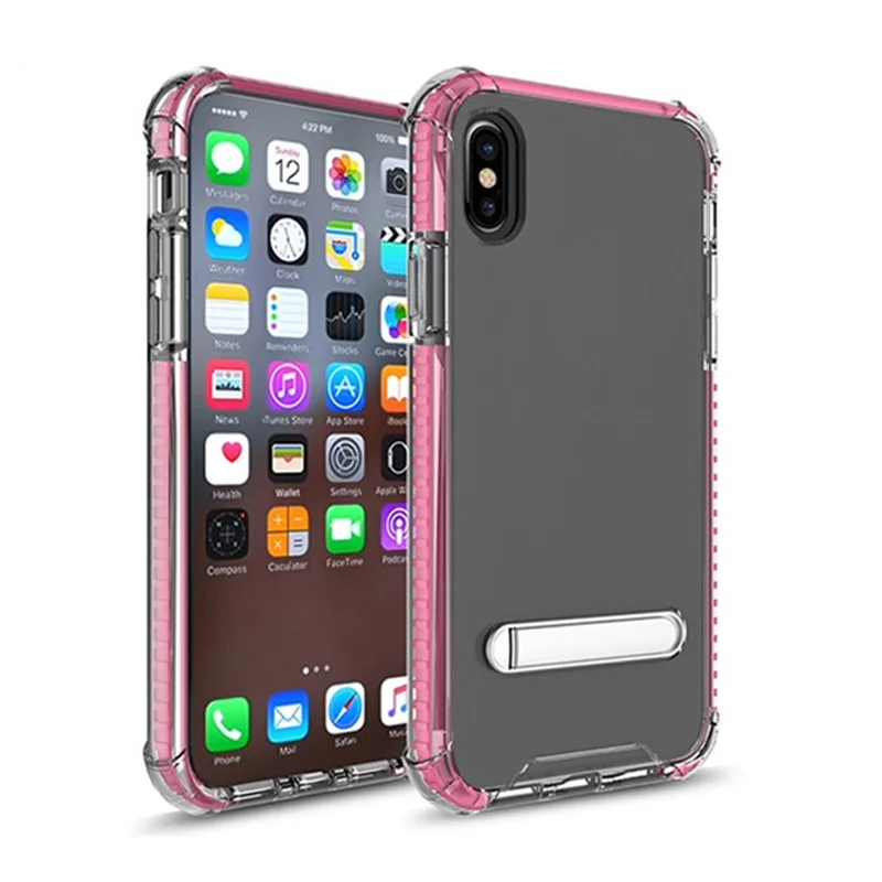 Rugged Shockproof Protective Case For Iphone 8 Bumper Stand Cover