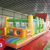 Outdoor toys cheap portable bouncy inflatable obstacle course for kids