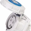 SAIPWELL Industrial 63amps ip67 Panel Mounted New Flange Size 2014 Hot Sale Multi Plug and Socket