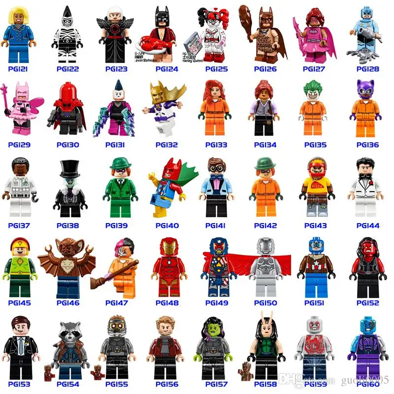 mini super hero figures