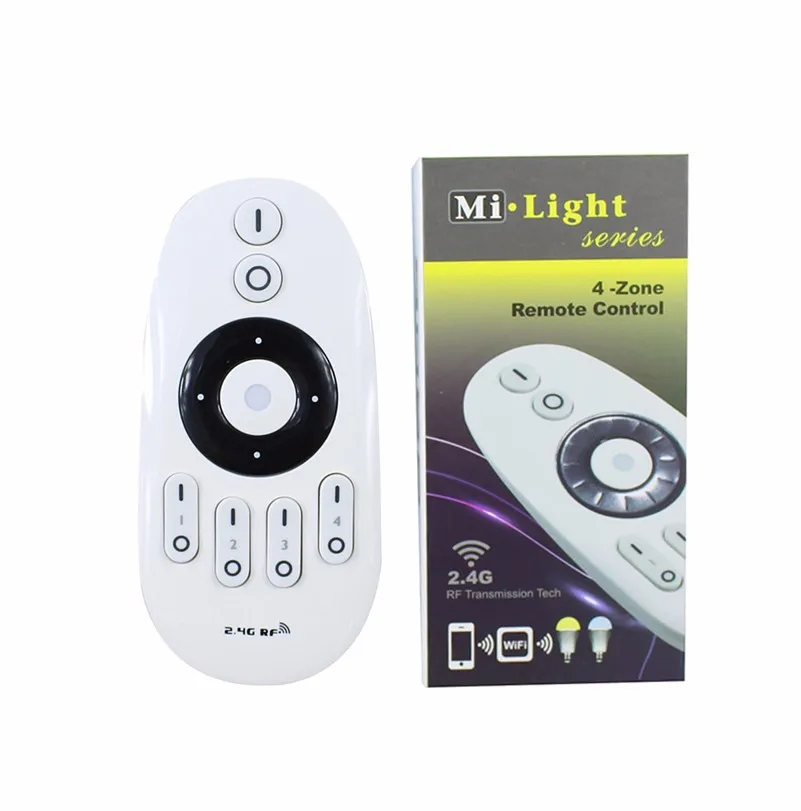 Milight 2.4G 4 Zones RF Remote Control LED Dimmer for Color Temperature / Brightness Adjustable Dimmable