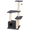 ningbo small size beige grey lamb wool cat trees