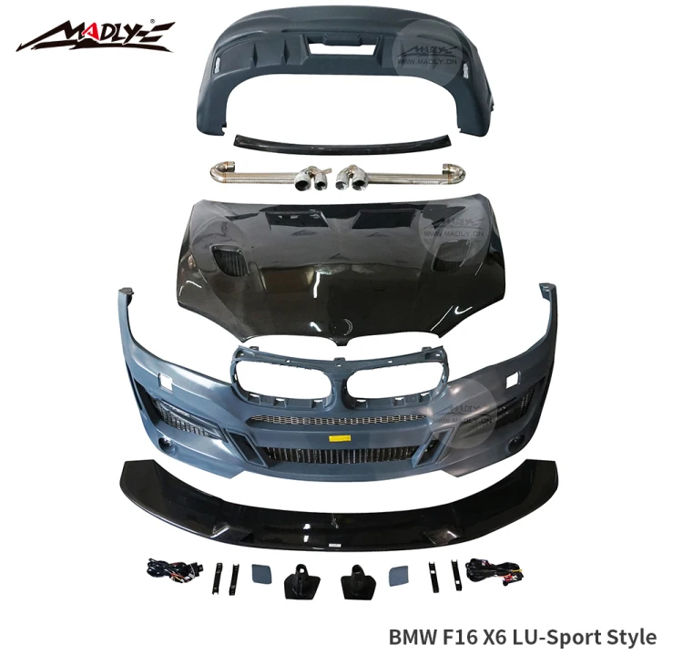 20152017 F16 F86 X6 X6M Madly Style auto body kits for BMW X6 F16 body