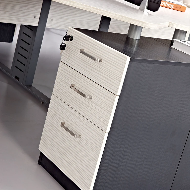 
Metal Leg Acrylic Partition 2 Seats Office Manager Workstation 