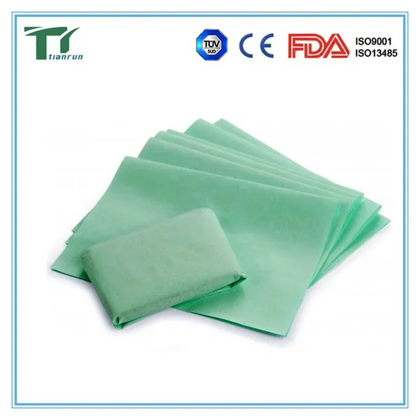 
Medical Sterilization Wrapping Crepe Paper Sheet White/Green/Blue 