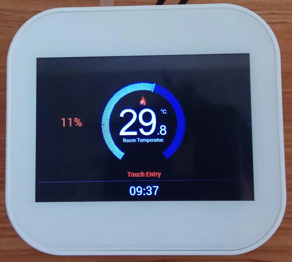 electric central heating Floor/ Hot Selling MC6 underfloor Heating thermostat