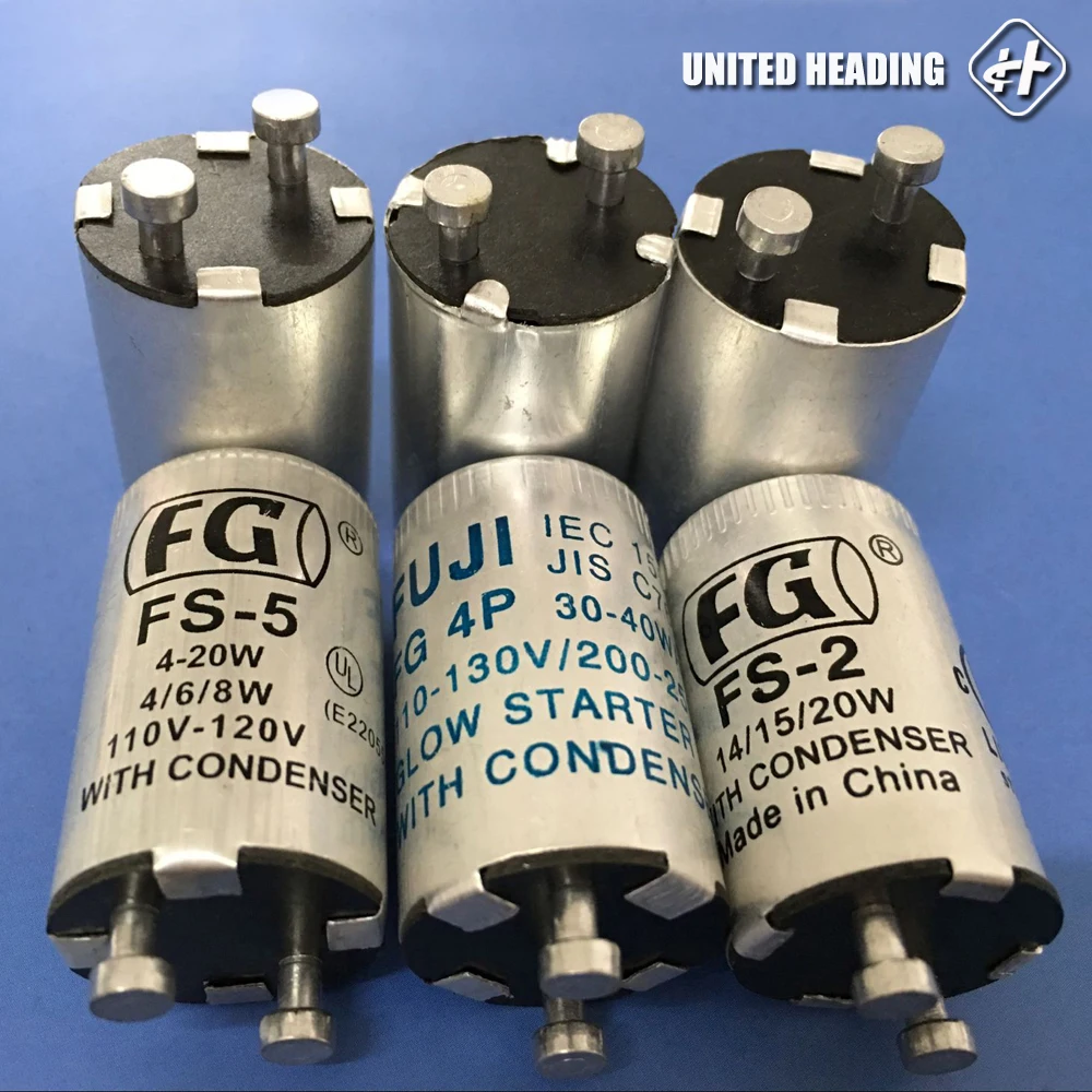 
high quality AC220V-240V/110-130V S10 FS-U 4-65W T8 fluorescent starter 