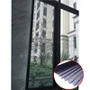Black And Grey Insect polyester Window Mesh Invisible polyester Window Screen