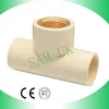 CPVC Brass Tee Threaded Female pvc pipe and Fittings