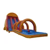 Multicolor grade 0.55mmPVC inflatable mega slide bouncer commercial use water slide giant for kids or adults