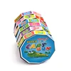 kids Cylindrical digital plastic magic cube puzzle toy cube
