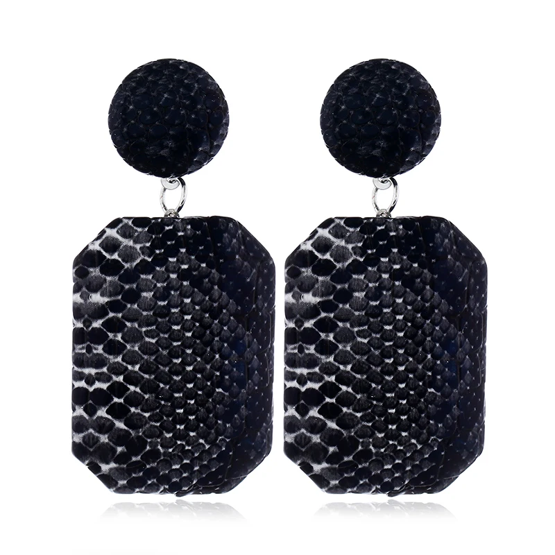 

Amazon Hot Seller geometry round Leopard Print earrings for women, Colors