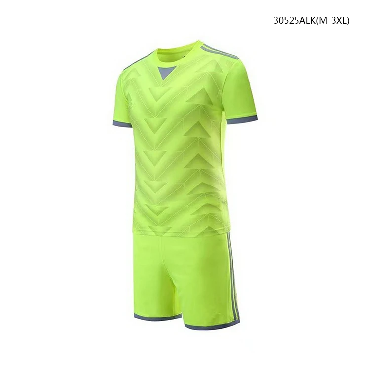 Customized Your Own Style Soccer Jersey Print Football Training Uniform Green Color of Sports Suits