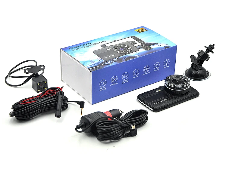 4.0 inch 1080P dashcam hd looping recorder car black box car video camera