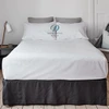 Deeda factory 5 star hotel linen set 100% cotton 300 thread count solid white color