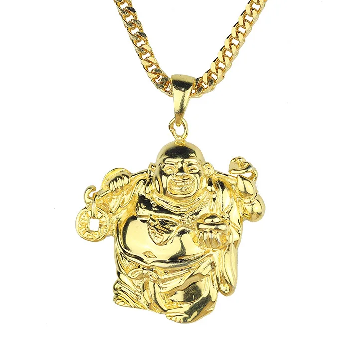 

Miss Jewelry thailand gold buddha head pendant jewelry design for men, As picture