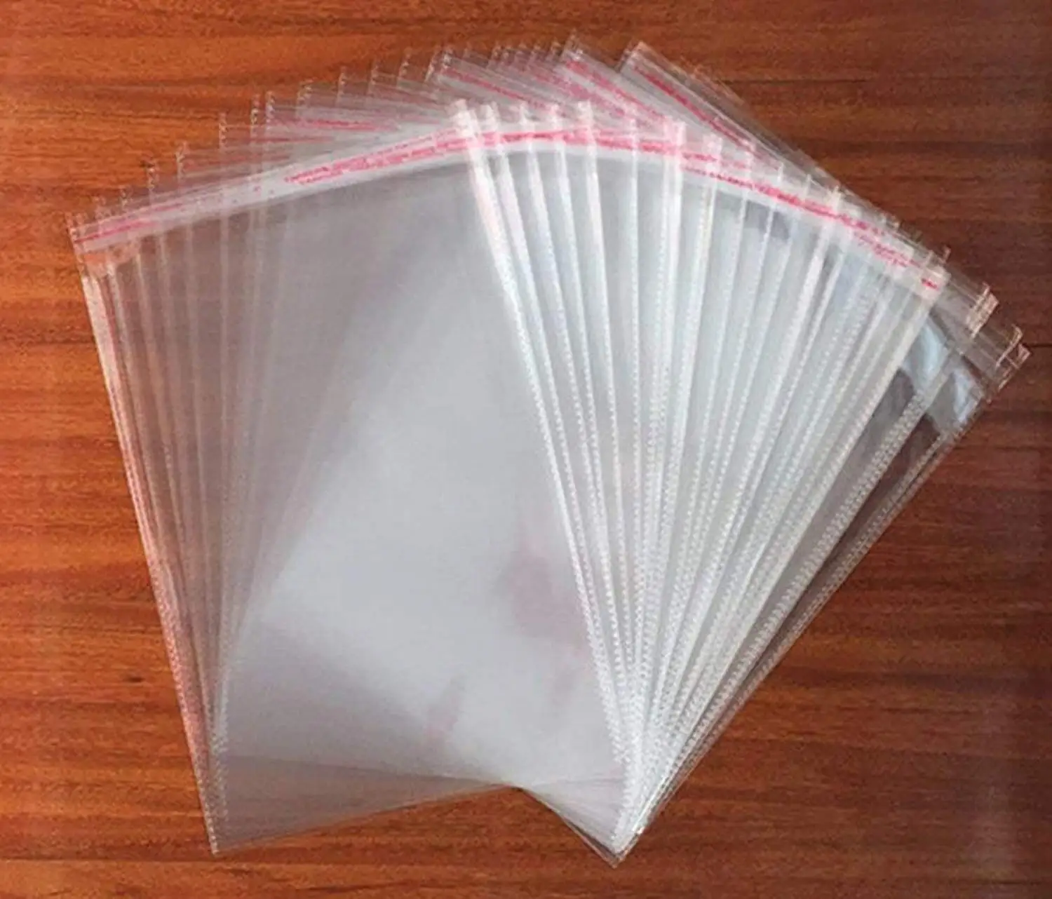 100 Pcs 12X16inch 30X40cm Clear Resealable Cello Cellophane Bags OPP Bag with...