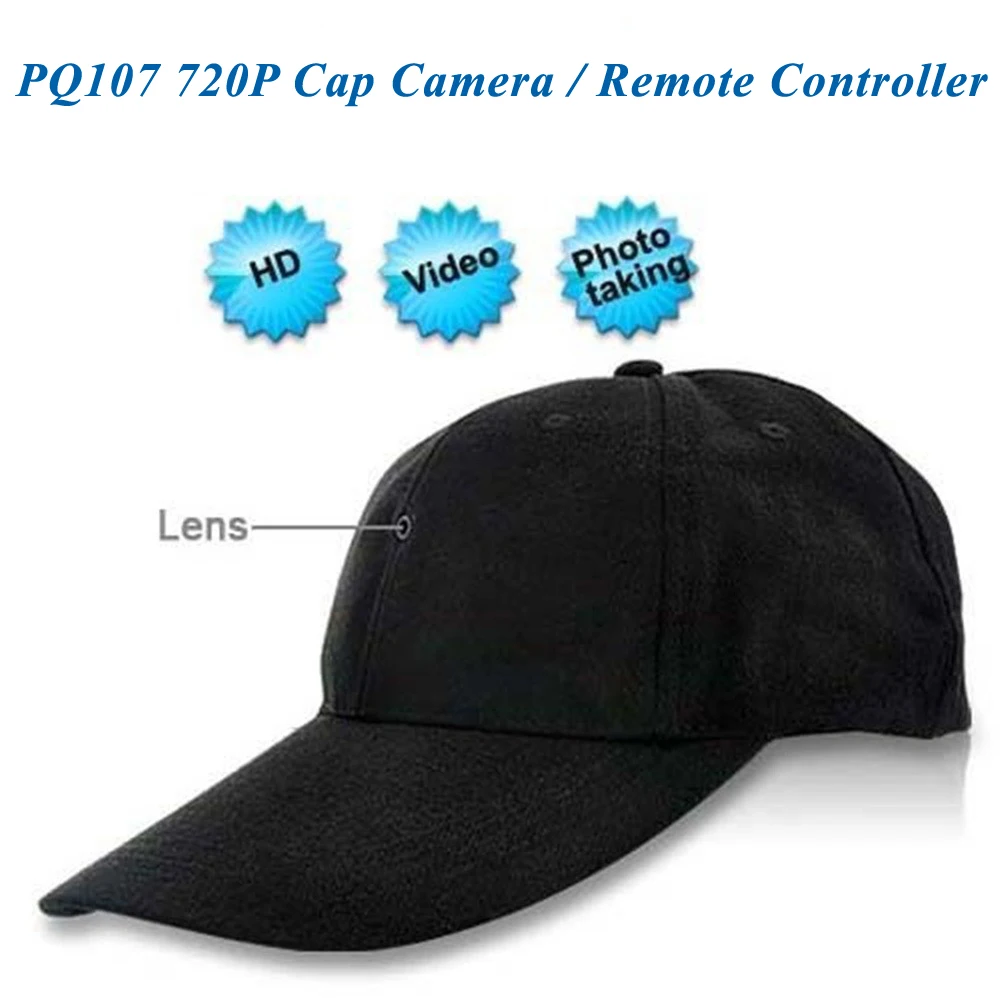 Spy Remote Control Cap Camera Hd 720p Baseball Hat Dvr Digital Video
