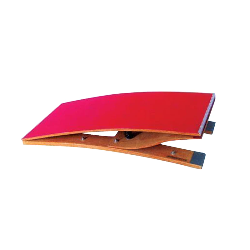 

High quality gymnastics equipment S-shape Spring Board, Red/customized