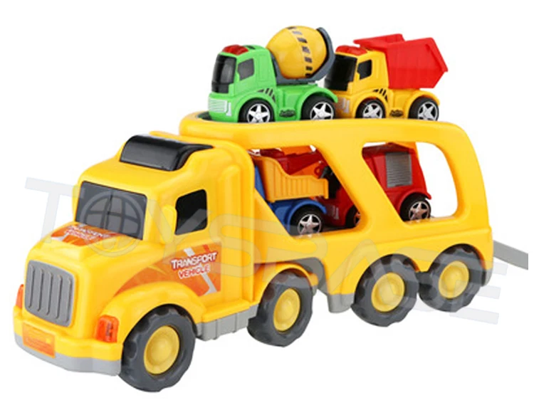 Children Inertia Car Play Set Friction Truck Trailer Toy Buy Truck