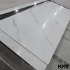 Texture Marble White Acrylic Table Top Solid Surface Slab