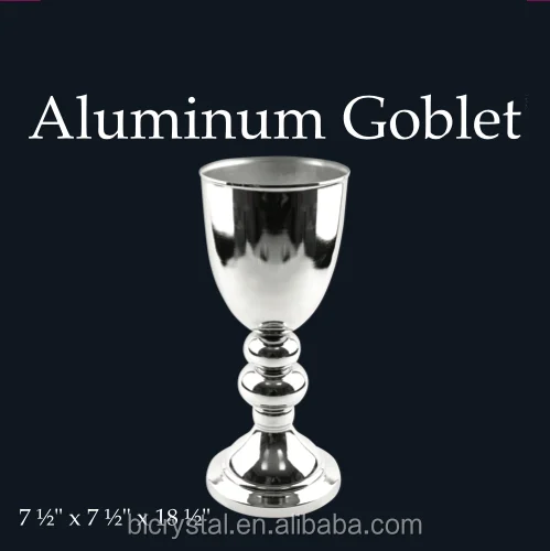 Aluminum goblet table stand flower stand